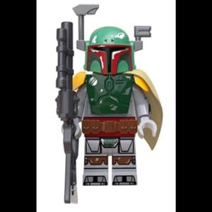 COPY - Star Wars Boba Fett minifigure compatible Lego